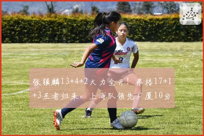 张镇麟13+4+2火力全开！弗格17+1+3王者归来，上海队领先广厦10分