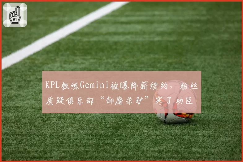 KPL教练Gemini被曝降薪续约，粉丝质疑俱乐部“卸磨杀驴”寒了功臣心